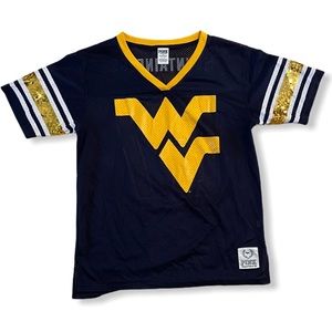 Womens WVU Jersey Victoria's Secret VS PINK NWOT
